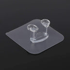 Transparent Self-Adhesive Wall Hook Waterproof & Oil-Proof Strong Holder (1 Pc)