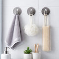 Heavy Duty Self-Adhesive Stainless Hooks – Waterproof for Robes, Coats & Towels