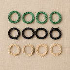 Braided Elastic Hair Bands Set 