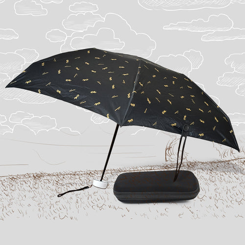 3-Fold Cute Umbrella Sun and Rain Protection UV Shield - main product shot
