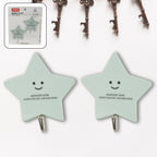Multipurpose Strong Self-Adhesive Hooks – Heavy Plastic Wall Hooks for Home & Office
