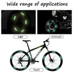 Car Wheel Hub Reflective Car Stickers, Night Warning (20 Pcs Set/ Multicolored)