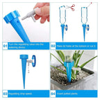  Adjustable Plant Watering Spikes - specs