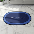 Anti slip Oval Mat, Super Absorbent Floor Mat, Bath Mat, Soft Carpet , bathmat