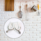 Multipurpose Strong Small Stainless Steel Adhesive Wall Hooks
