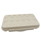 18 Grid Egg Holder Storage, Shock-Proof Egg Container with Buckle