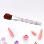 Floral Makeup Brush Set for Eyes, Lips, and Face (5 Pc)