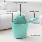 Baby Shampoo Shower Cup – Safe Soft Bath Tumbler for Kids’ Hair Washing