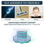 Washing machine support, anti vibration washing machine support adjustable washer anti vibrasion pads, washer & dryer pedestals, Washing Machine Accessory Anti- Skid Pad PVC Lifting Pad Non-Slip ( 1 Pc )
