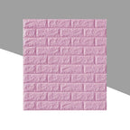 Wallpaper 3D Foam Wallpaper Sticker Panels (70 x 76 Cm / 1 Pc)