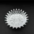 Multipurpose plastic serving tray silver finish mukhwas Diwali India
