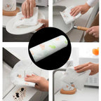 Non Woven Reusable Tissue Roll Oil Absorbing Paper Towel 40 sheets / Pulls