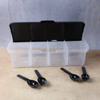 Kitchen Multipurpose Air-tight 4 Sections Storage Containers / Masala Box (1 Set)