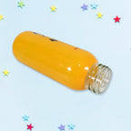 PORTABLE GLASS WATER BOTTLE, CREATIVE GLASS BOTTLE WITH GLASS WATER ( Mix Design)