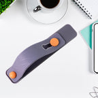 Dark Grey Phone Loop Finger Holder, Phone Grip Straps Silicone Phone Finger (1 Pc)