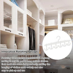 Rotatable Tank Top Hanger – Space Saving Closet Organizer Dorms & (12-Hook)