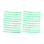 Car Wheel Hub Reflective Car Stickers, Night Warning (20 Pcs Set/ Multicolored)