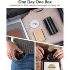 Weekly Pill Organizer 2 Times a Day Travel 7 Day Pill Box