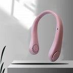  Portable Neck Fan: Holiday Hands Free Bladeless Neck Fan - main product shot