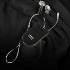 Multifunctional Cable Lock with Number Code Retractable Wire Lock Shell Combination
