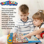 Musical Learning Study Book with Numbers, Letters