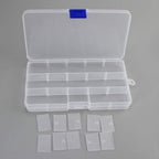 Plastic jewellery organizer 15 grids adjustable for rings and earrings India