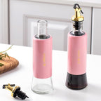Olive Oil Dispenser – Leakproof Glass Bottle with Non-Drip Spout (300 ML)