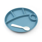 Biodegradable 5-Compartment Food Plate for Kids, BPA-Free (1 Pc)