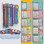 Musical Learning Study Book with Numbers, Letters