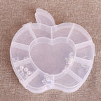 Apple-shaped storage box for jewellery open view India