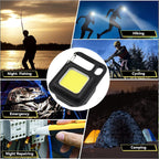  LED Battery Operated Keychain Flashlight - feature
