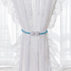 Polyester and Magnet Curtain (2 Pc)