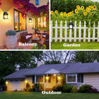  Solar Wall Lamp – Wireless Outdoor Light with Motion Sensor - comparison shot