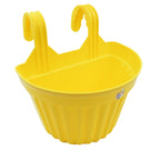 Multicolor Hanging Plastic Planters Orchid Relling , For Plantation,(1pc)