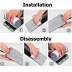 Microfiber Flat Mop Refill Pad For Dry and Wet Cleaning of All Smooth (3 Pc Set)