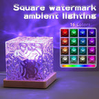 Ocean Wave Projector Lamp – 3D Water Wave LED Night Light with Remote