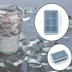 6 Grid Silicone Ice Tray Used In All Kinds Of Places Like Household Kitchens  (1 Pc)
