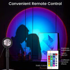  Multi Colors Sunset Lamp Projection - feature