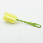Durable 20cm sponge brush for deep cleaning bottles, glasses and kitchen containers