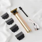 Men’s Hair Trimmer & Beard Clipper with 4 Adjustable Blades & Cleaning Brush
