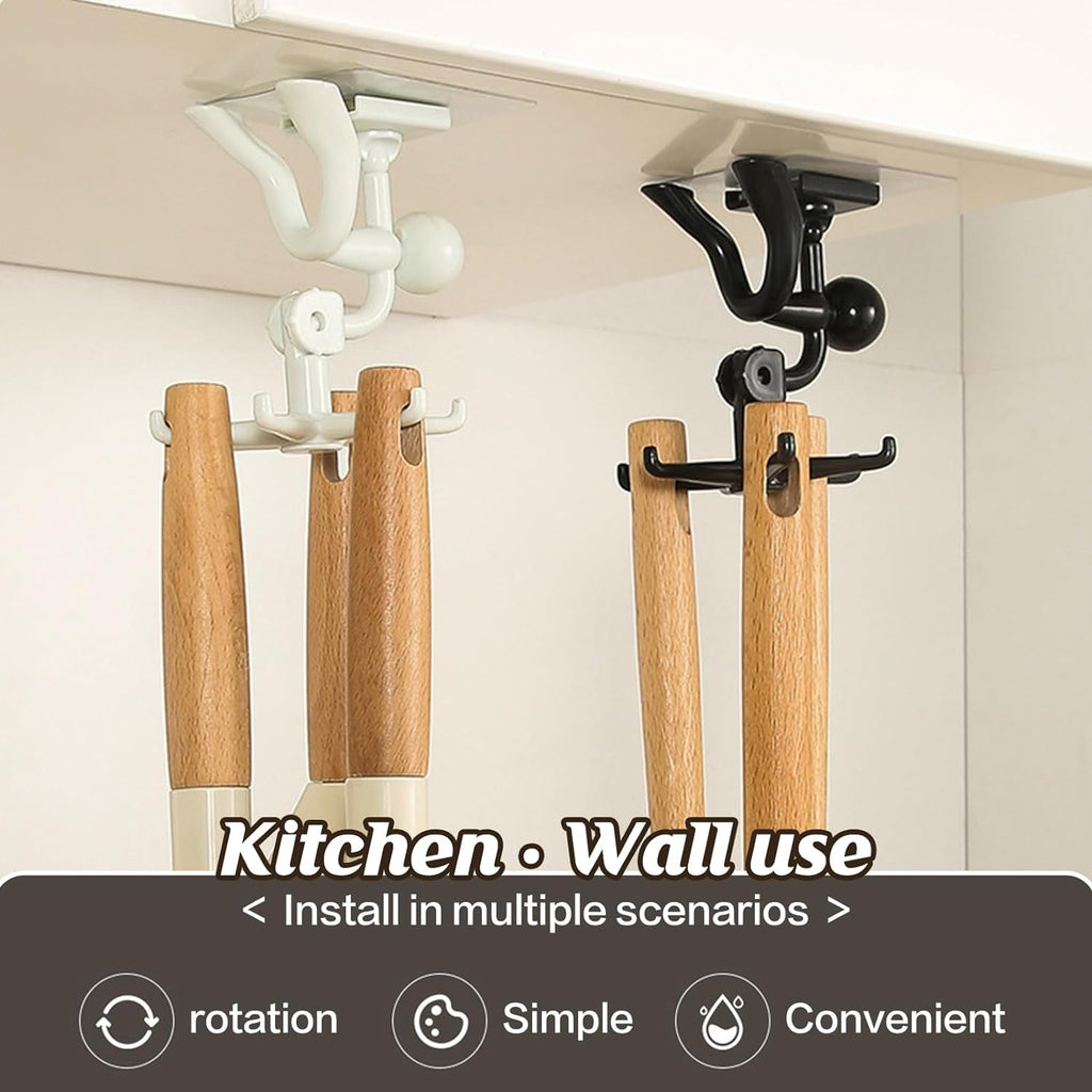 360-degree rotating claw hook for wall and door trace-free adhesive India
