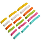 Food Bag Clip Sealer – Airtight Plastic Clips Snacks, Kitchen & Camping (18 Pc Set)