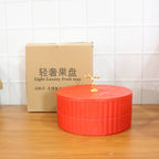 2 Layer Multipurpose Decorative Dry Fruit and Snack Serving Tray (1 Pc)