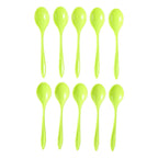 Fancy Spoon Used While Eating and Serving Food Stuffs Etc (10 Pcs)