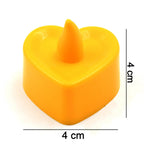 LED Tealights, Smokeless Plastic Decorative Candles, Diwali (Pack Of 6 / Multicolor)