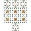 Peel and Stick Floor Tiles Kitchen / Bathroom Backsplash Sticker Detachable Waterproof DIY Tile Stickers for Wall Decoration Tiles Home Decoration (8x8 Inch / 1 pc Tiles)