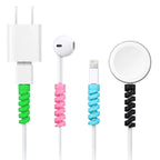 Spiral Charger Cable Protector for All Universal Cable (Pack of 10)