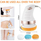 Body Sculpting Massager with 3 Pads – Adjustable Speed Handheld Body Massager