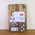 Apex Steel Oak Medium Cutting Board with Wooden Handle (1 Pc)