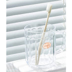 Multi-Purpose Plastic Cup, Toothpaste Holder Bathroom Cup Bathroom Cup With Slot Handle Mug Environmental Friendly Festival for Outdoor for Household  Gift For Anniversary and Birthday, (1 Pc)
